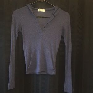 Juicy Couture Crop Top Sweater w/ pocket and hood